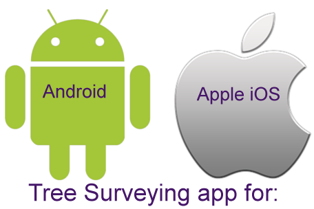 Tree Survey app for android or apple iOS