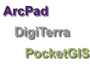 ArcPad, DigiTerra, PocketGIS, MobileGIS, Mobile GIS, GIS Software, DigiTerra Explorer